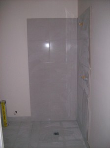 Shower in Ensuite after Grout
